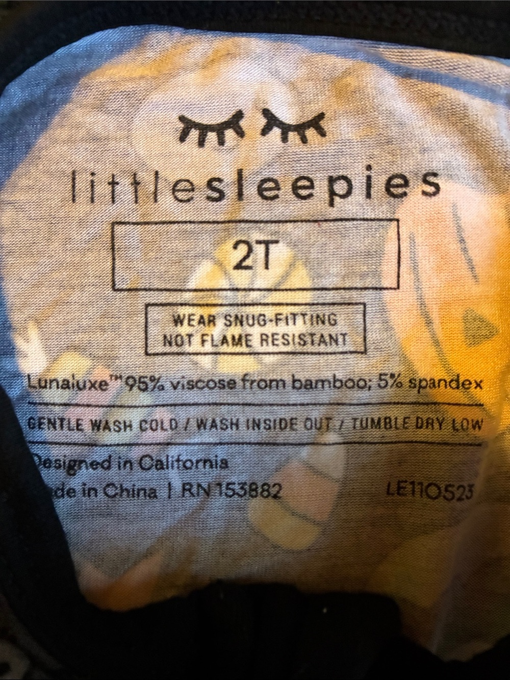 Little sleepies Halloween Ghost & Pumpkin Kids One-Piece Pajamas - Grey - Picture 3 of 3